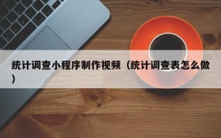 清镇统计调查小程序制作视频（统计调查表怎么做）
