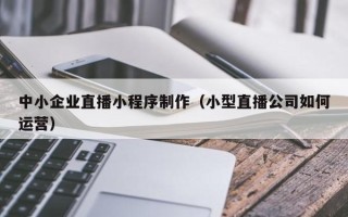 清镇中小企业直播小程序制作（小型直播公司如何运营）